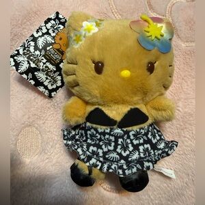 🆕 Hello Kitty Tan Keychain Plush. 5in.